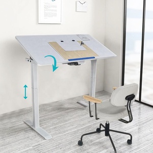 Mesa <span class=keywords><strong>de</strong></span> dibujo superior ajustable eléctricamente <span class=keywords><strong>de</strong></span> diseño moderno, <span class=keywords><strong>muebles</strong></span> <span class=keywords><strong>de</strong></span> <span class=keywords><strong>oficina</strong></span> ergonómicos para uso en el hogar, la escuela y la <span class=keywords><strong>Oficina</strong></span> - Product Image 1
