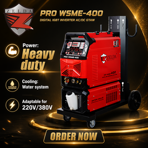 Machine à souder l'aluminium professionnelle à refroidissement par eau AC industrielle 400A, adaptable pour 220V 380V - Product Image 1