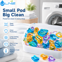 Produk Terlaris JL Oem 3 in 1 Deterjen Pod Cuci Pakaian Butiran Pembersih Perlengkapan Cuci Pakaian Pod Cuci