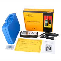 AS63B Digital Vibration Meter Vibrometer Handheld Vibration Tester with Acceleration Velocity Measurement