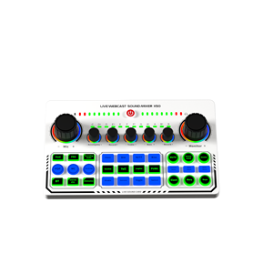 Carte son live haute qualité Watford X50, mixeur audio, changeur de voix avec effets sonores pour karaoké, streaming, enregistrement, jeux - Product Image 2