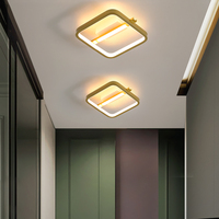 Plafonnier LED carré tendance pour salon, chambre à coucher, cuisine, éclairage intérieur, lampe de plafond