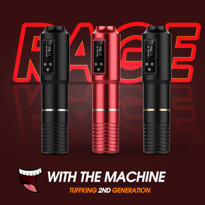 Tuffking, bolígrafo recargable inalámbrico profesional, batería de alta capacidad, juego de ametralladora de tatuaje OEM Digital para estudio de arte de tatuaje - Product Image 3