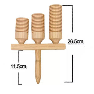 Orff-<span class=keywords><strong>instrumento</strong></span> musical de madera, 3 tonos, <span class=keywords><strong>agogo</strong></span>, juguetes para niños, 2023 - Product Image 6