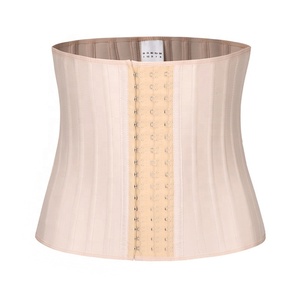 Faja deportiva de látex 100% natural, bajo el pecho moldeador de cintura, quemagrasas, 25 huesos de acero - Product Image 5