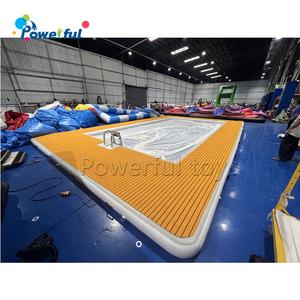 Plataforma Flotante Inflable de Lujo para Deportes Acuáticos, Piscinas Inflables para Yates, Plataforma de Natación para Mar y Océano - Product Image 5