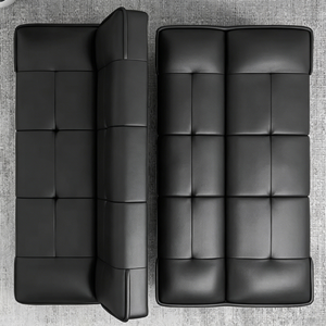 Small Apartment <b>Sofa</b> Living Room New Rental Property Shop Bedroom Office <b>Folding</b> Leather <b>Sofa</b> <b>Bed</b> for Cats - Product Image 4