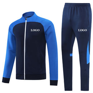 थालेंड गुणवत्ता फुटबॉल ट्रैक सूट कस्टम जर्सी प्रशिक्षण फुटबॉल सूट काले खेल सॉकर जैकेट वर्दी - Product Image 2