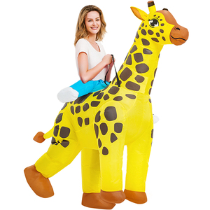 Costume de girafe à monter gonflable pour homme et femme unisexe - Product Image 3