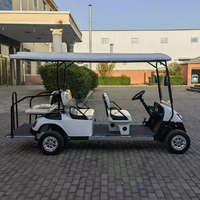 Kit de levage pour voiturette de golf 4 places 48V, kits de levage et de pneus pour voiturettes de golf, voiturettes de golf surélevées personnalisées, voiturette de golf pour sites touristiques