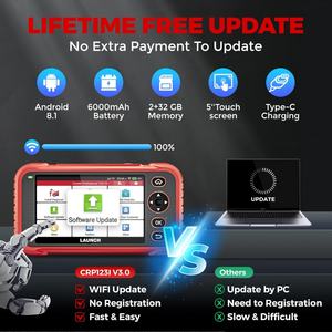 Nuevo Escáner de Automóviles LAUNCH CRP123I V3.0 OBD2 con Pantalla Táctil de 5 Pulgadas, 7 Servicios de Reinicio, Herramientas de Diagnóstico con Actualización Gratuita de por Vida - Product Image 5
