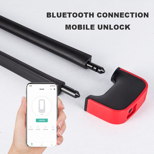 Offre Spéciale électronique intelligent empreinte digitale verre serrure de porte USB Charge U forme serrure vélo vélo serrure - Product Image 4