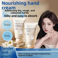 Crème pour les mains à l'huile de mouton Han Zini - Parfum floral, hydratante, nourrissante, éclaircissante, atténue les ridules