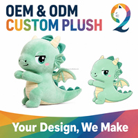 Créez votre propre peluche personnalisée, dinosaure en peluche, 10 cm, 20 cm, 30 cm, cadeau doux, peluche personnalisée