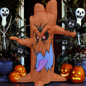 6FT ngoài trời ma ám sân trang trí Halloween Inflatable ma cây với đèn LED & bí ngô trang trí nội thất sân ngoài trời trang trí - Product Image 3