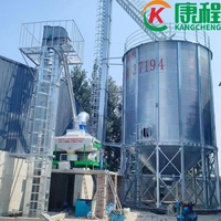 Système de stockage des céréales, silo galvanisé à chaud pour le stockage du maïs, du blé, du riz, du soja, du sorgho, réservoir de stockage des céréales