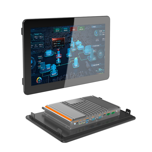 7 13.3 15.6 18.5 21.5 23.6 27 Inch Fanless 800 Nits IP65 Waterproof Industrial Touch Pc Resistive Touch Screen Rugged Panel Pc