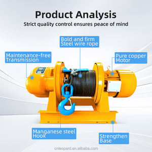 Ağır Hizmet İnşaatları ve Kaldırma İşleri için Yüksek Performanslı JK-D Elektrikli Vinç - Kompakt, Düşük Gürültülü Tasarım - Product Image 5