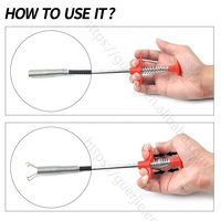 Kit d'outils universel pour voiture, 12 pièces, ensemble d'outils d'urgence pour véhicule, pince à long manche, sac en PVC, accessoires de réparation
