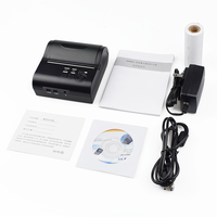 Imprimante thermique portable EWMA 80 mm BT, 90 mm/s, batterie rechargeable 2000 mAh, imprimante POS sans fil pour restaurant et commerce de détail