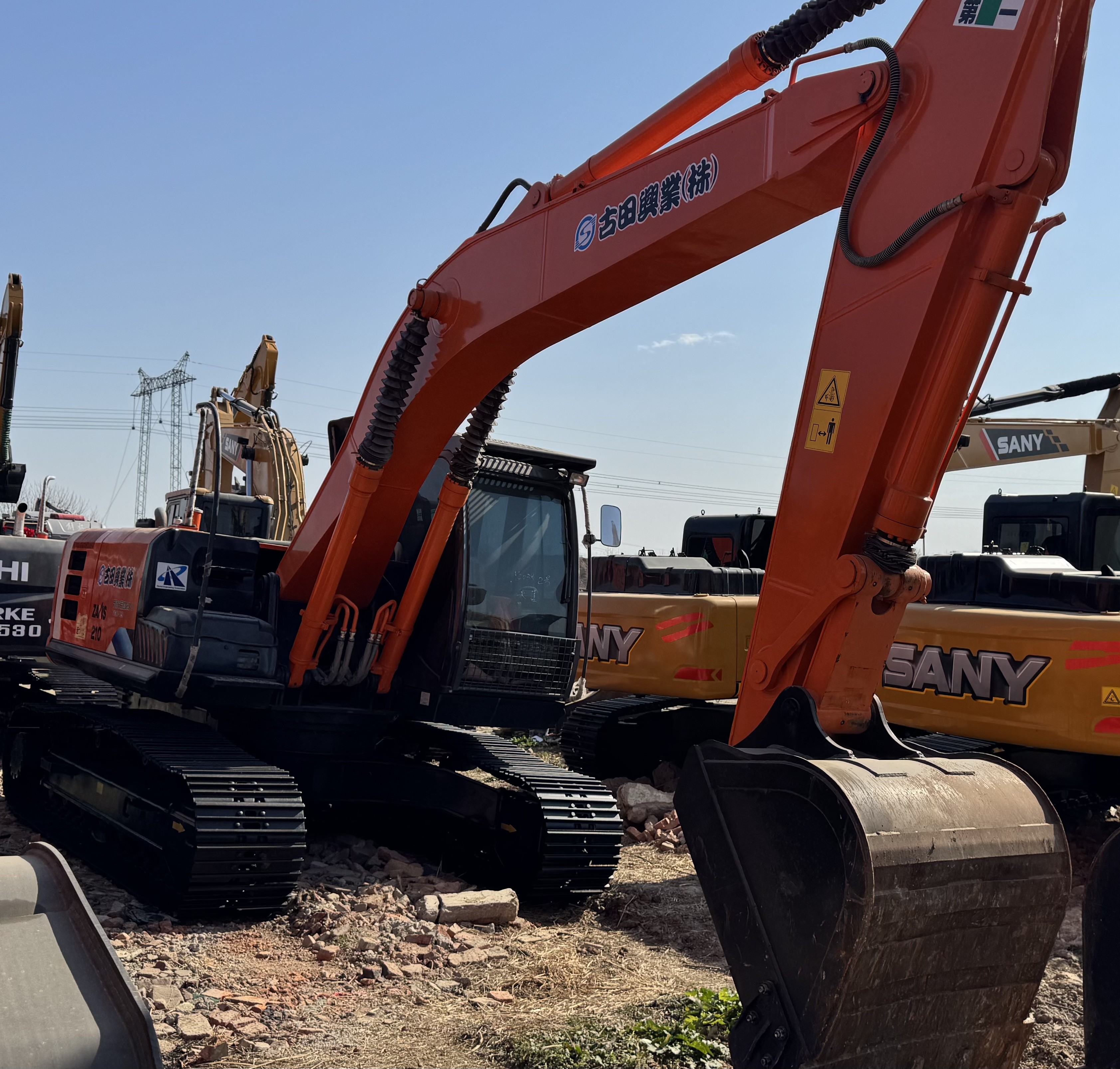 Экскаватор большой грузоподъемности Hitachi ZX210 ZX240 ZX200, 20 тонн