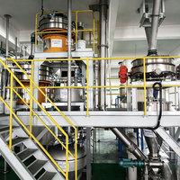 Tamis vibrant circulaire rotatif pour matériaux auxiliaires de batterie au lithium-hydroxyde de carbone conducteur