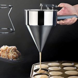 Dispensador de masa para panqueques de acero inoxidable al por mayor con soporte para Takoyaki y repostería - Product Image 4