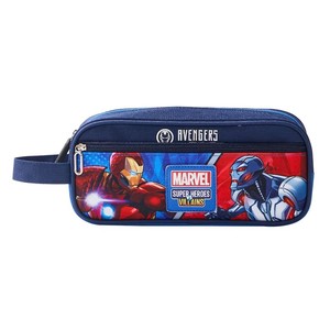 Nouvelle <span class=keywords><strong>trousse</strong></span> à crayons double couche imprimée Marvel Spider-Man, grande capacité, en cuir, pour enfants, résistante à la saleté - Product Image 6