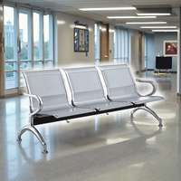 Chaises empilables à structure métallique durable - Sièges multi-usages pour les installations publiques, les salles de conférence, les salles d'attente, les cafétérias, les événements