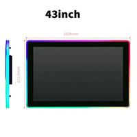 Monitor de Pantalla Táctil LED USB Capacitivo ZhengFeng Nuevo de 23.6/32/43 Pulgadas, 60Hz, 16:9, Negro, para Juegos, con 1 Año de Garantía