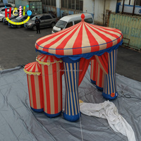 Arche d'entrée gonflable portable pour club de cirque, arche de cirque gonflable pour décoration