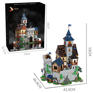 Xbert 66180 6609PCS, Set de Bloques de Construcción del Castillo del Águila Negra, Modelo MOC, Juguete Técnico de Plástico, Regalo Moderno para Festividades - Product Image 6