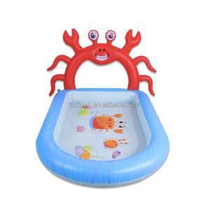 Nuevo diseño de piscina inflable de PVC para niños Albercas Para Ninos cangrejo rociador Splash Pad piscina infantil para niños - Product Image 3