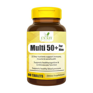 Meilleures ventes Multi <span class=keywords><strong>50</strong></span>+ pour lui Comprimés <span class=keywords><strong>multivitamin</strong></span>és Immunité Santé musculaire et nerveuse Soutien cognitif Métabolisme énergétique - Product Image 1