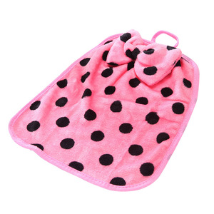 Microfiber Hand Towel Solid Color Rectangle Home Cleaning Cloth - Product Image 5