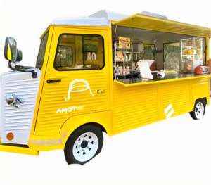 Kiosque alimentaire intérieur de qualité architecturale avec système d'extinction d'incendie et chariot de vente personnalisé pour les marchés haut de gamme - Product Image 2