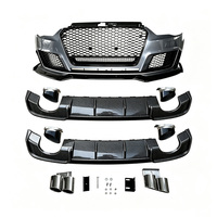 Vente en gros d'usine : Pare-chocs avant style RS3 avec diffuseur, calandre et lèvre avant pour Audi A3 S3 2013-2016 8V Kit carrosserie de conversion Facelift