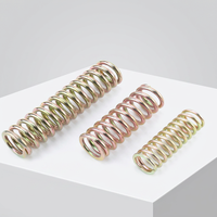 Ressort hélicoïdal de compression industriel, ressort hélicoïdal sur mesure en acier inoxydable, extrémités fermées, pièces directes d'usine