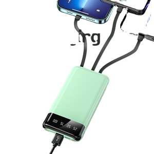 พาวเวอร์แบงค์ขนาดเล็ก 20000mAh รุ่นใหม่ ขายดี ปี 2025 ราคาส่งถูกจากโรงงาน พร้อมที่เก็บสายในตัว จอ LED แสดงผล ชาร์จเร็ว - Product Image 3