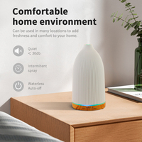 Humidificateur d'air à brume fraîche d'arôme de parfum électrique professionnel à ultrasons Diffuseur d'arôme d'huile essentielle de flamme