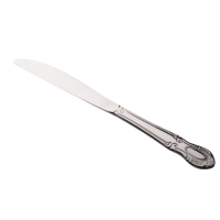 Ensemble de couverts en acier inoxydable CYRSTAL pour cuisine et salle à manger, couteau, fourchette, cuillère, style royal vintage argenté, pour la maison et les mariages