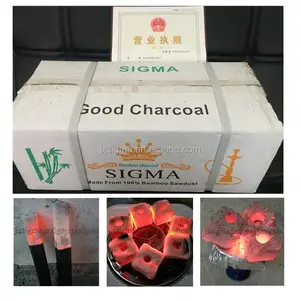 Original SIGMA TOP QUALITY SIGMA BAMBOO CHARCOAL Shisha from sigma group charcoal factory