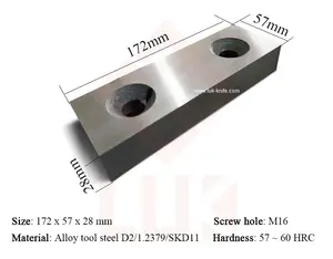 Mesin Penghancur Pisau Penghancur 172Mm, Mesin Penghancur Pisau Penghancur dan Penghancur Pisau untuk LINDNER COMET Knife