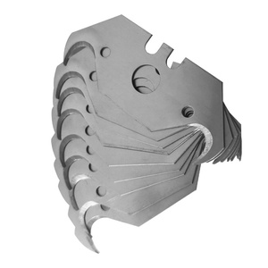 Lot de 100 lames de rasoir à crochet en acier, lames utilitaires pour toiture et moquette - Product Image 4