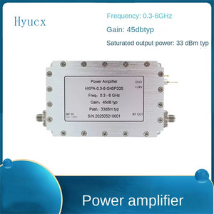 Amplificatore di Potenza RF a Microonde Hyucx HY-0.3-6G4P3SS 45dB 33dBm 2W Personalizzabile 0.3-6GHz con Filtri di Guadagno Disponibili - Product Image 2