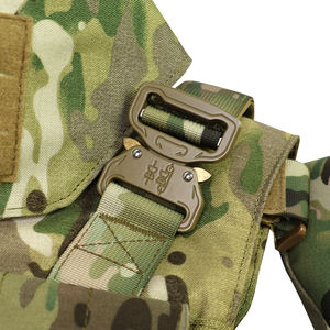 Chaleco Táctico Modular MOLLE de Nailon con Camuflaje y Protección Completa, Portaplacas Táctico Ajustable para Entrenamiento al Aire Libre - Product Image 6