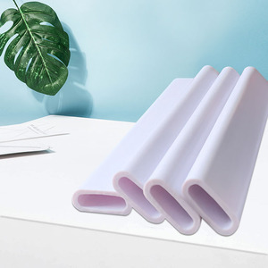 Tùy chỉnh hình bầu dục nhựa đùn ống <span class=keywords><strong>PVC</strong></span> ống màu phẳng hoặc hình bầu dục Ống - Product Image 2