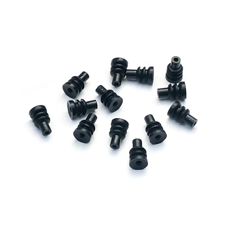 Rubber Wire Hole Dust Covers Plugs Black Tapered Cable Seal Ring Grommet Washer Inlet Outlet Case Box Plate Cable Protector