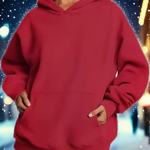 Venta al por mayor de fábrica: Las mejores sudaderas con capucha extragrandes de algodón 100% para mujer, con rayas, forro y logotipo personalizado impreso, para otoño/invierno. - Product Image 2
