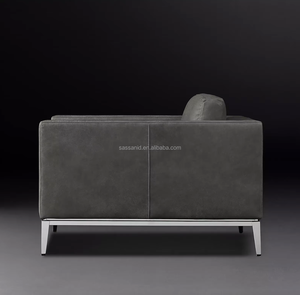 Sillón Sassanid en Oferta, Diseño Italiano Moderno, Sillón de Cuero - Product Image 3